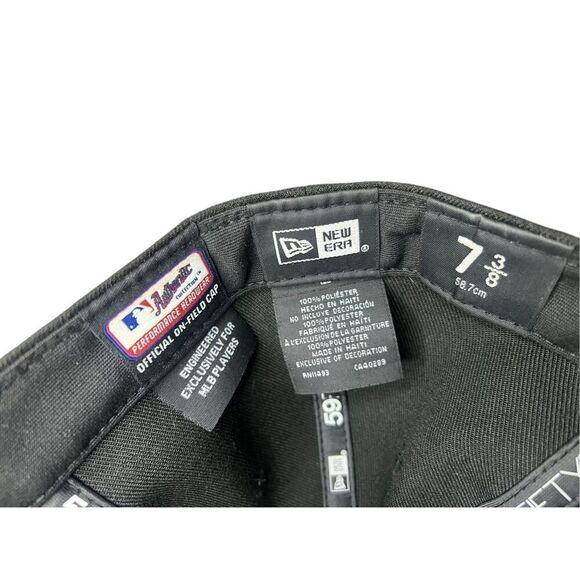 New Era Men’s 7 3/8 San Francisco Giants 59FIFTY Fitted Hat MLB Team Apparel - Picture 7 of 7